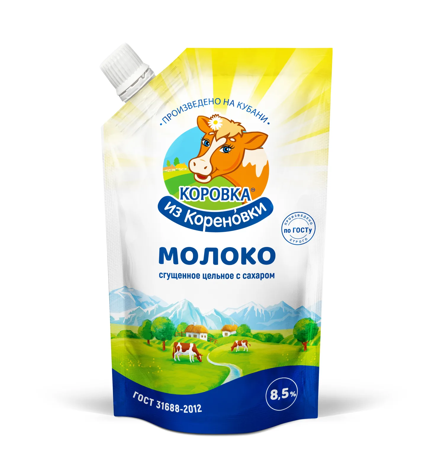 Сгущенное молоко Алексеевское цельное с сахаром 8,5% БЗМЖ 270 г