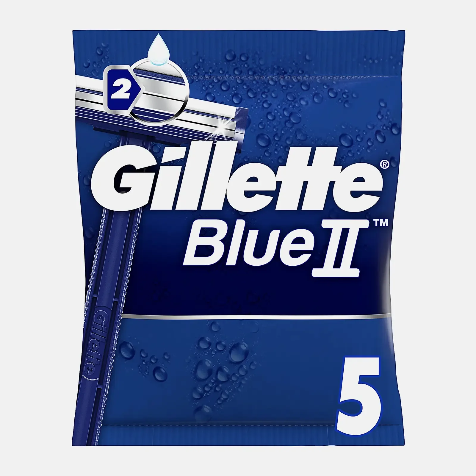 Бритвенные станки Gillette Blue II 5 шт