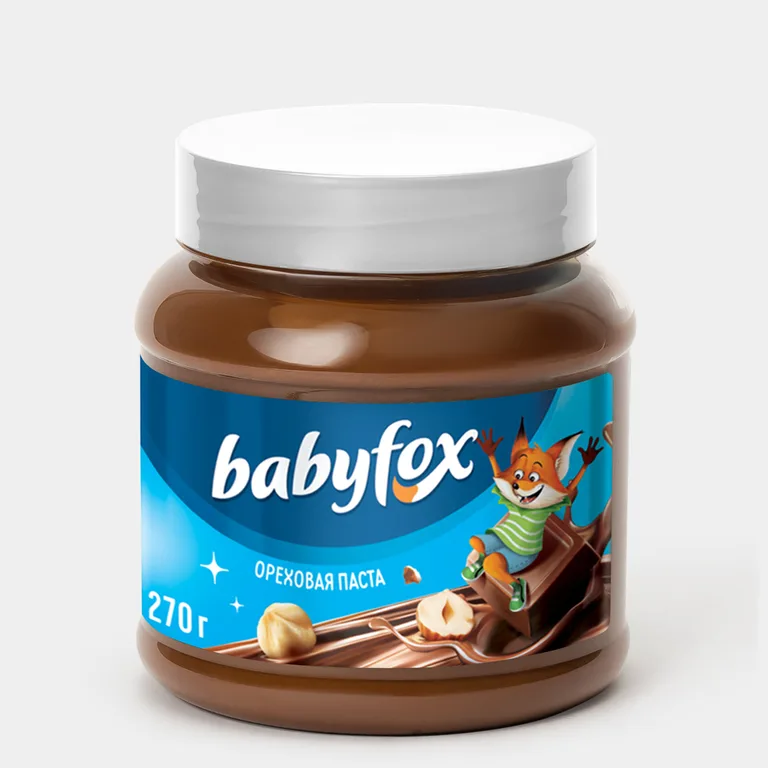«BabyFox», паста шоколадно-ореховая, 270 г