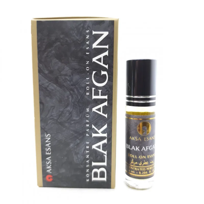 Арабские масляные концентрированные духи Aksa, Blak Afgan, 6 мл