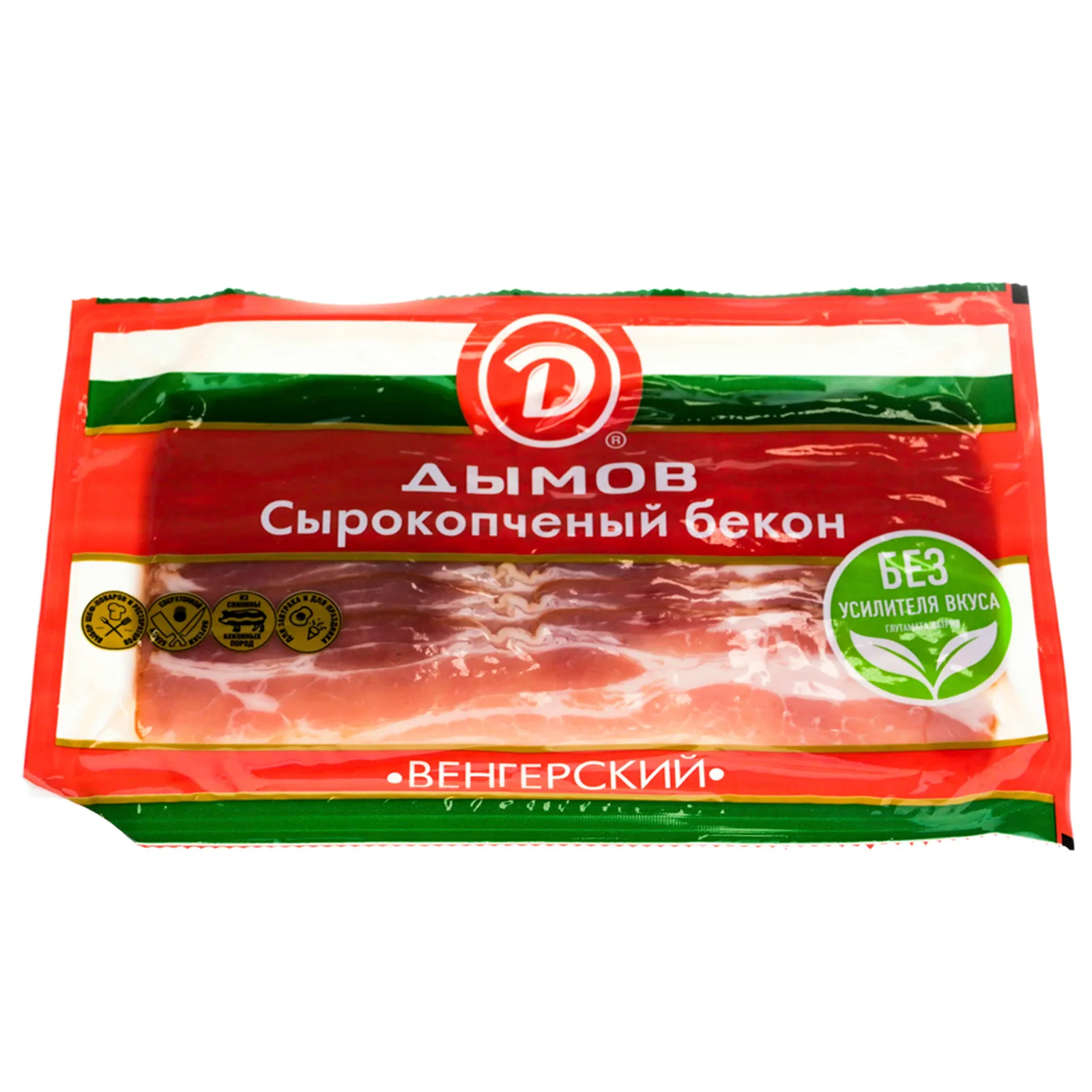Бекон сырокопченый Дымов Венгерский 200 г