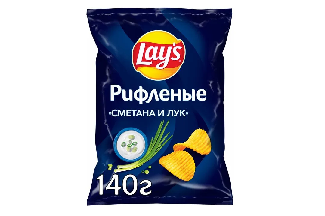 Чипсы картофельные Lay's сметана-лук 140 г