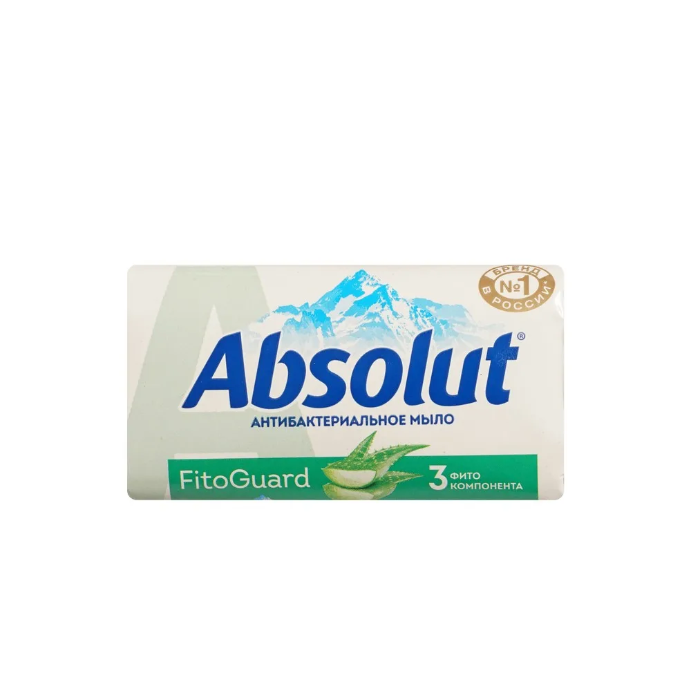 Туалетное мыло Absolut Fitoguard антибактериальное с алоэ 90 г