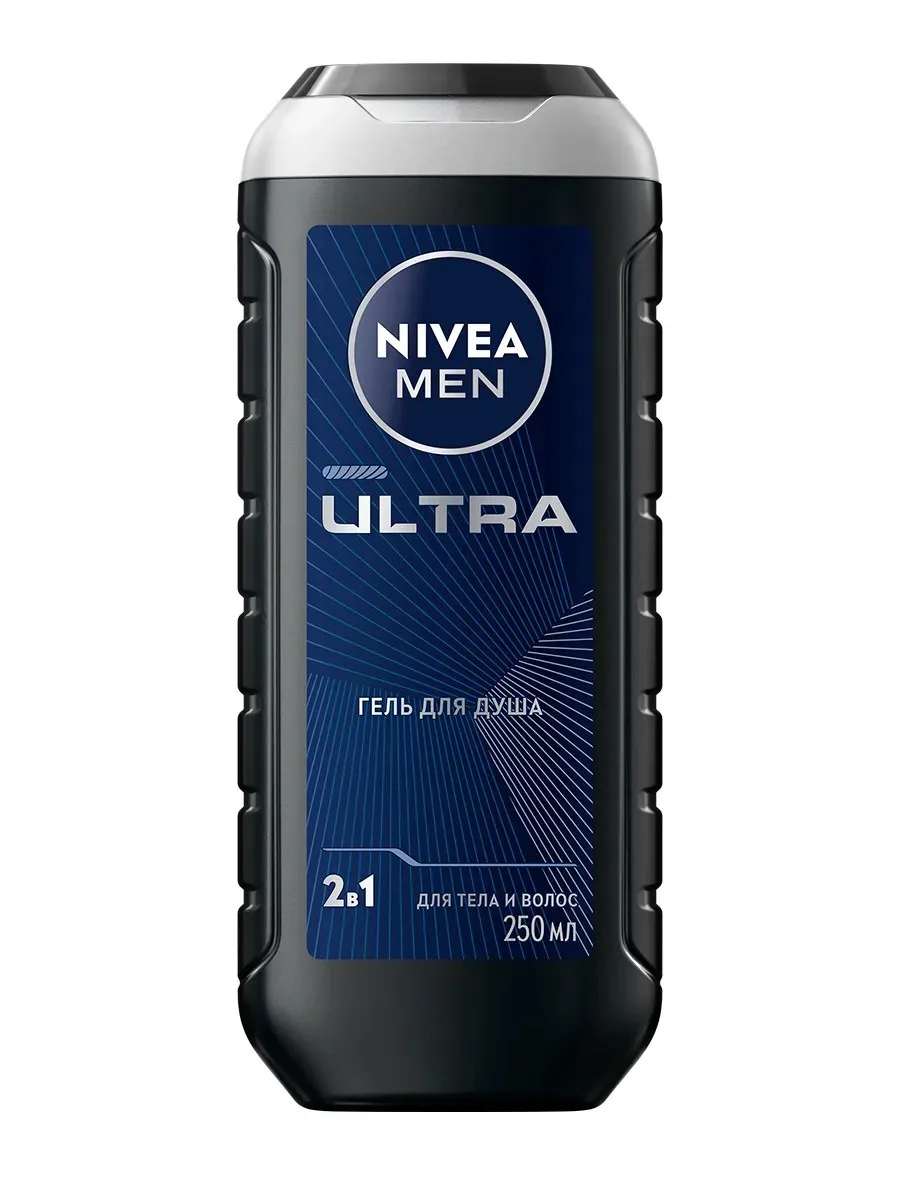 Гель для душа Nivea Men Ultra мужской с натуральной глиной 250 мл