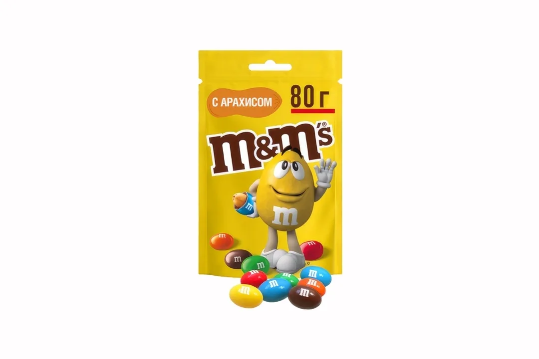 Драже M&M's с арахисом 80 г