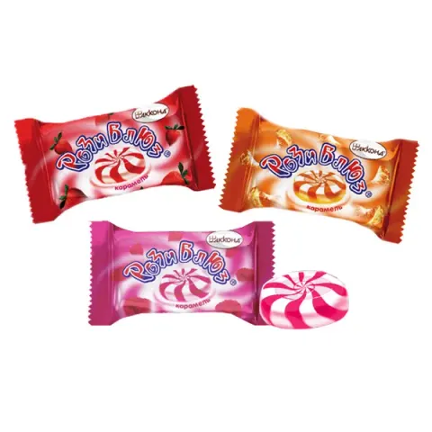 Карамель Рози Блюз ягодное ассорти 1кг.