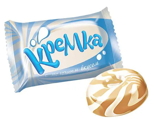 Карамель «Кремка» с молочным вкусом (упаковка 1 кг)