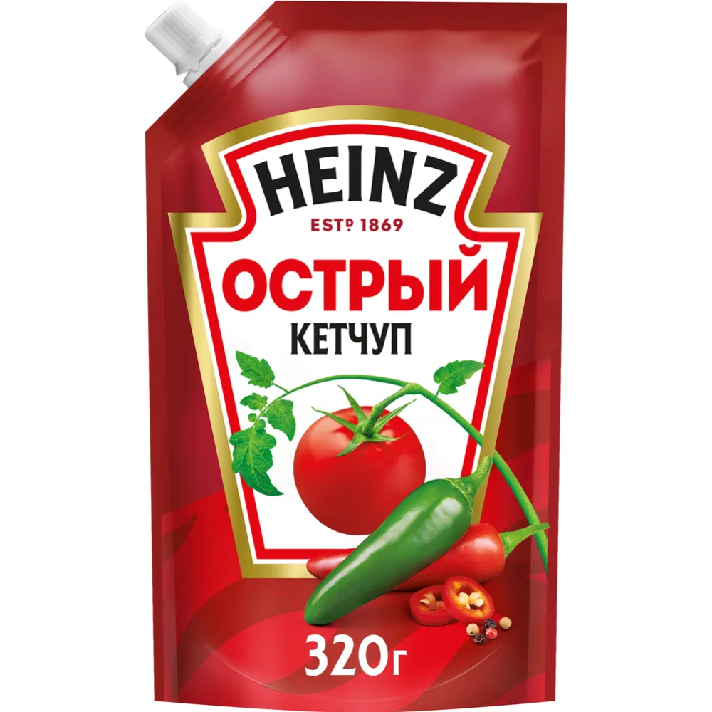Кетчуп Heinz Острый 320 г