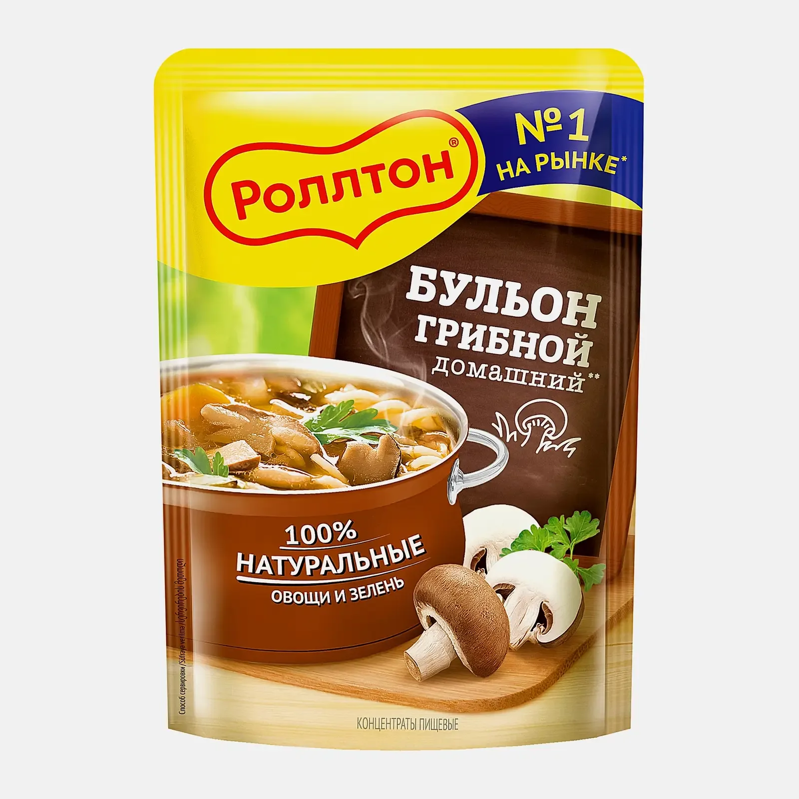 Бульон Роллтон грибной 90гр