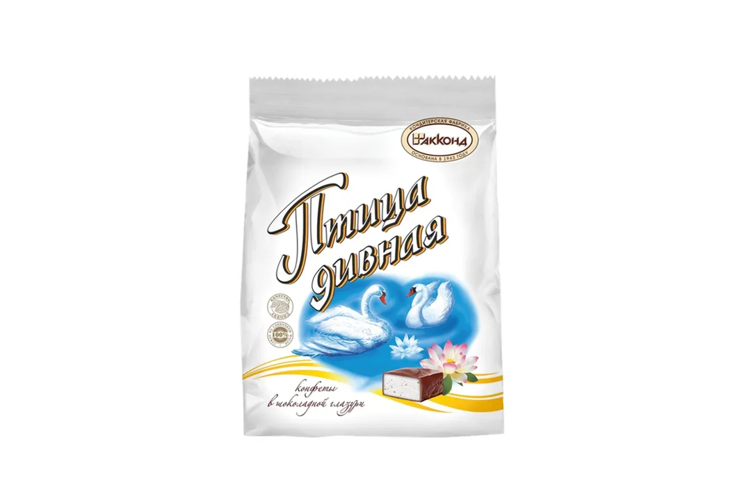 Конфеты шоколадные Акконд Птица дивная с суфлейной начинкой 300 г