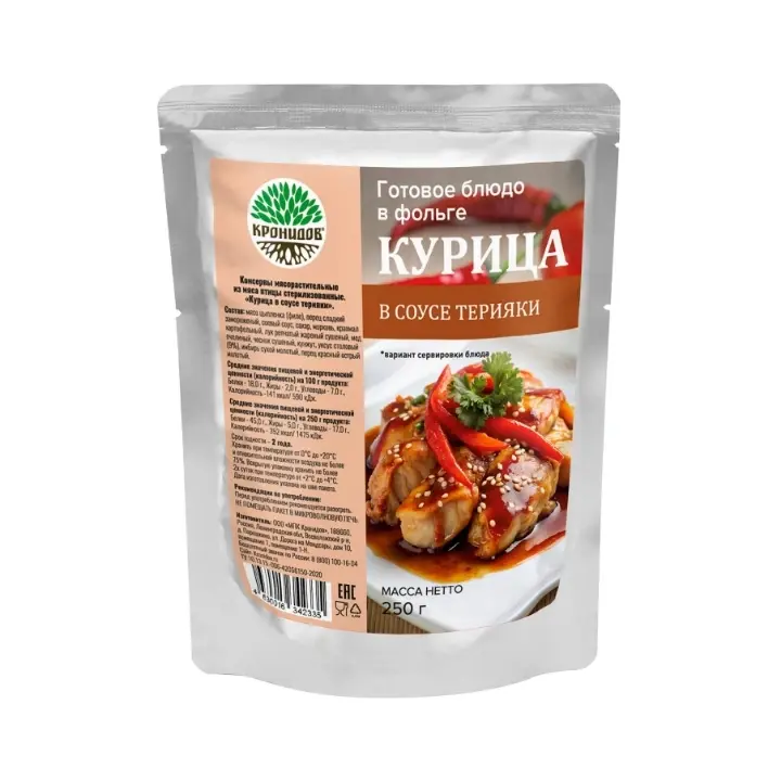 Курица в соусе терияки 250 г